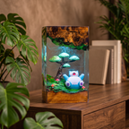 Snorlax Resin Lamp | Pokemon Gift | Lumiverse Resin