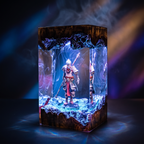 Sun Wukong Resin Lamp | BlackMythWukong Gift | Lumiverse Resin