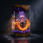 Tanjiro Nezuko Resin Lamp | Handmade DemonSlayer LED | Lumiverse Resin