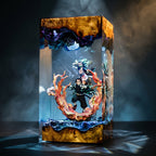 Tanjiro Nezuko Resin Lamp | Handmade DemonSlayer LED | Lumiverse Resin