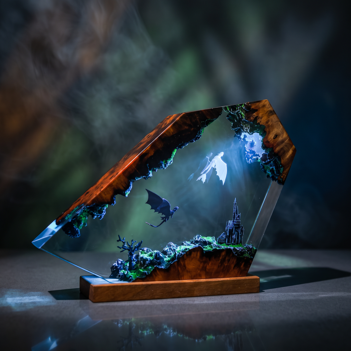 Toothless Resin Lamp | USB-Powered LED HowToTrainYourDragon | Lumiverse Resin