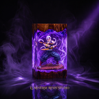 Uzui Tengen Resin Lamp | LED RGB DemonSlayer | Lumiverse Resin