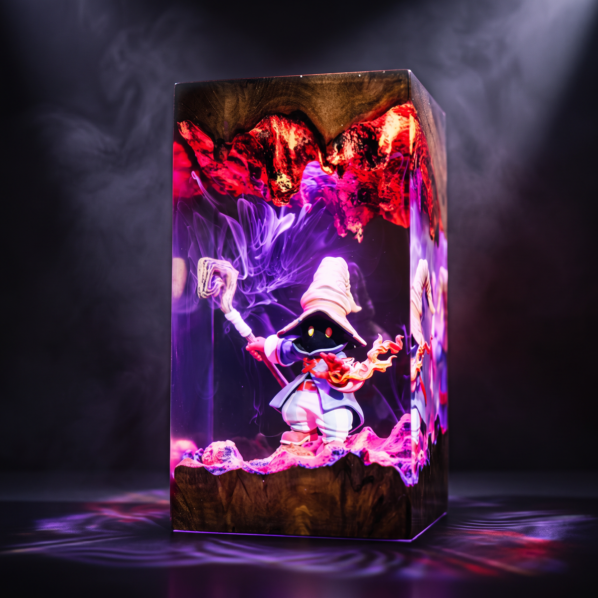 Vivi Resin Lamp | Handmade LED FinalFantasy | Lumiverse Resin