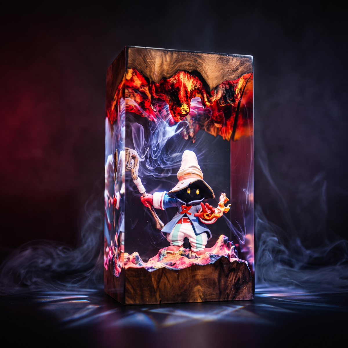 Vivi Resin Lamp | Handmade LED FinalFantasy | Lumiverse Resin
