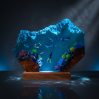 Whale Shark Resin Lamp | Ocean Gift | Lumiverse Resin