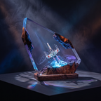 X Wing Resin Lamp | Handmade LED | Lumiverse Resin
