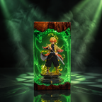 Zenitsu Resin Lamp | DemonSlayer Gift | Lumiverse Resin