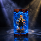 Zenitsu Resin Lamp | DemonSlayer Gift | Lumiverse Resin